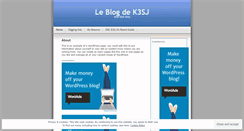 Desktop Screenshot of k3sj.wordpress.com