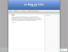 Tablet Screenshot of k3sj.wordpress.com