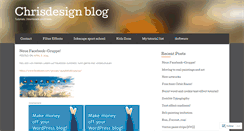 Desktop Screenshot of chrisdesign.wordpress.com
