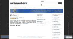 Desktop Screenshot of graniteexport.wordpress.com