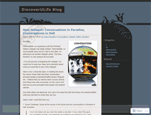 Tablet Screenshot of discoverulife.wordpress.com