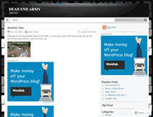 Tablet Screenshot of deadendarmy.wordpress.com