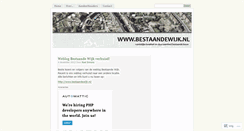 Desktop Screenshot of bestaandewijk.wordpress.com