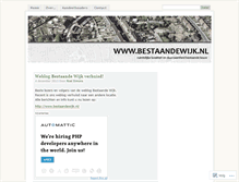 Tablet Screenshot of bestaandewijk.wordpress.com