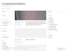 Tablet Screenshot of flyingpigphotography.wordpress.com