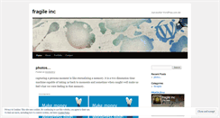 Desktop Screenshot of fragilestudios.wordpress.com