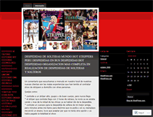 Tablet Screenshot of despedidasdesolterasa1.wordpress.com