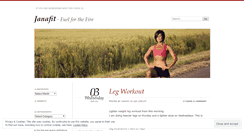 Desktop Screenshot of janafit.wordpress.com