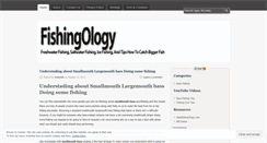 Desktop Screenshot of fishingology.wordpress.com