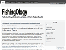 Tablet Screenshot of fishingology.wordpress.com