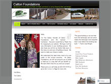 Tablet Screenshot of caltonfoundations.wordpress.com