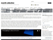 Tablet Screenshot of mavilicollective.wordpress.com