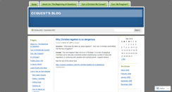 Desktop Screenshot of ccquest.wordpress.com
