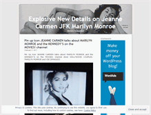 Tablet Screenshot of jeannecarmen.wordpress.com