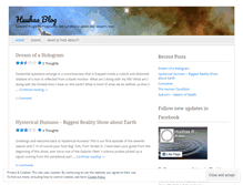 Tablet Screenshot of huuhaablog.wordpress.com