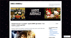 Desktop Screenshot of animaliamici.wordpress.com