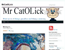 Tablet Screenshot of mrcatolick.wordpress.com