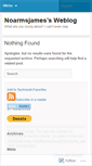 Mobile Screenshot of noarmsjames.wordpress.com