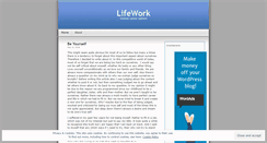 Desktop Screenshot of lifework.wordpress.com