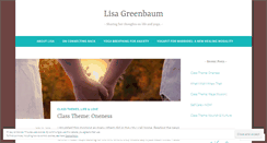 Desktop Screenshot of lisagreenbaum.wordpress.com