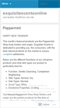 Mobile Screenshot of exquisitescentsonline.wordpress.com