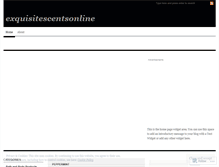 Tablet Screenshot of exquisitescentsonline.wordpress.com