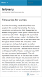 Mobile Screenshot of fefoveru.wordpress.com