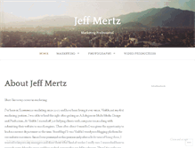 Tablet Screenshot of jeffmertz.wordpress.com