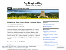 Tablet Screenshot of drydrayton.wordpress.com