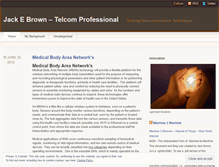 Tablet Screenshot of jackbrowntelecomprofessional.wordpress.com