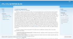 Desktop Screenshot of fitlyfenutrition.wordpress.com