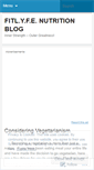 Mobile Screenshot of fitlyfenutrition.wordpress.com