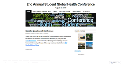 Desktop Screenshot of globalhealthstudent.wordpress.com