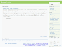Tablet Screenshot of 123privateeye.wordpress.com
