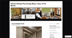 Desktop Screenshot of interiordesignpsychologyblog.wordpress.com