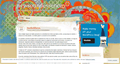 Desktop Screenshot of newsoundessence.wordpress.com