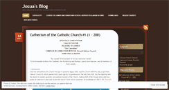 Desktop Screenshot of josuatarsisius.wordpress.com