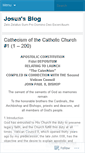 Mobile Screenshot of josuatarsisius.wordpress.com