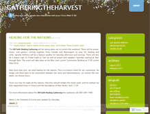 Tablet Screenshot of gatheringtheharvest.wordpress.com