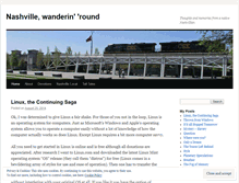 Tablet Screenshot of nashvillewanderinround.wordpress.com