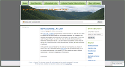 Desktop Screenshot of dothemountain.wordpress.com