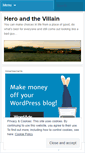 Mobile Screenshot of heroandthevillain.wordpress.com