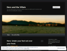 Tablet Screenshot of heroandthevillain.wordpress.com