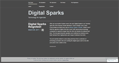 Desktop Screenshot of digitalsparkslondon.wordpress.com