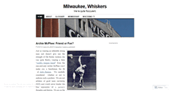 Desktop Screenshot of milwaukeewhiskers.wordpress.com