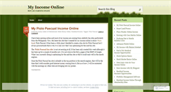 Desktop Screenshot of myincomeonline.wordpress.com