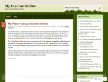 Tablet Screenshot of myincomeonline.wordpress.com