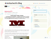 Tablet Screenshot of anitachechi.wordpress.com