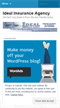 Mobile Screenshot of idealinsuranceagency.wordpress.com