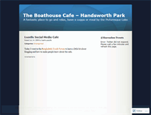 Tablet Screenshot of boathousecafe.wordpress.com